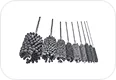 Ball nose brush series