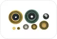 Disc needle brush series